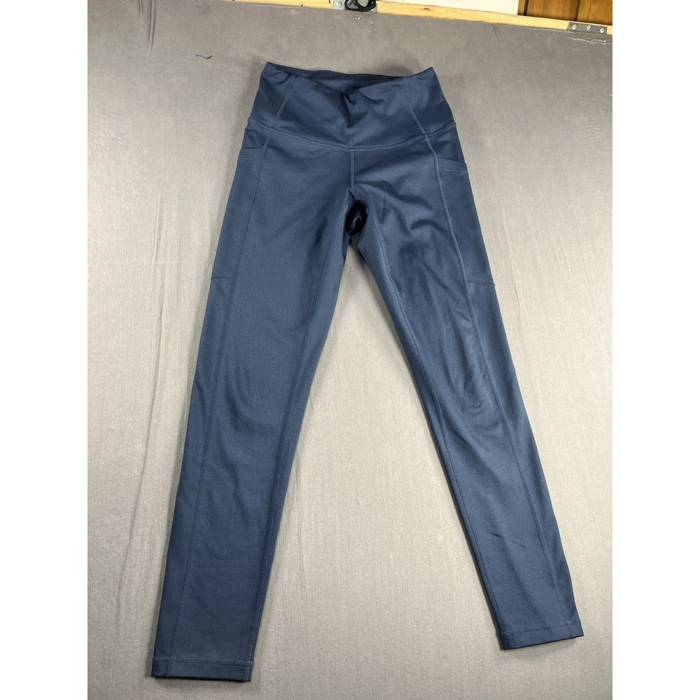 Z By Zella Leggings Womens XS Ankle Pockets Pull On Stretch Elastic Waist